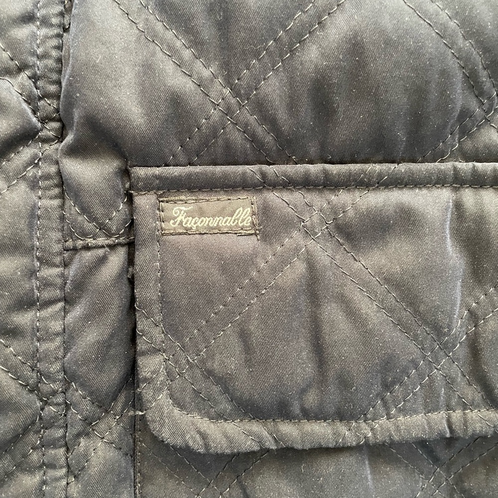 Faconnable Men's Quilted Blue Vest - Picture 3 of 5